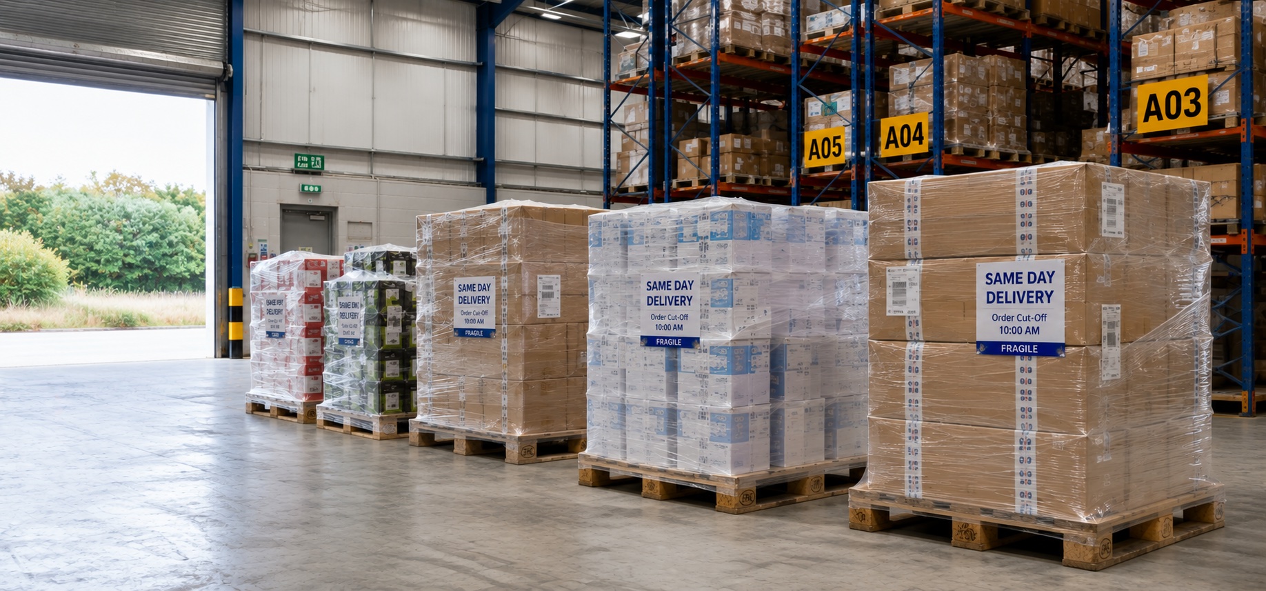 Stratford Same Day Pallet Delivery Service